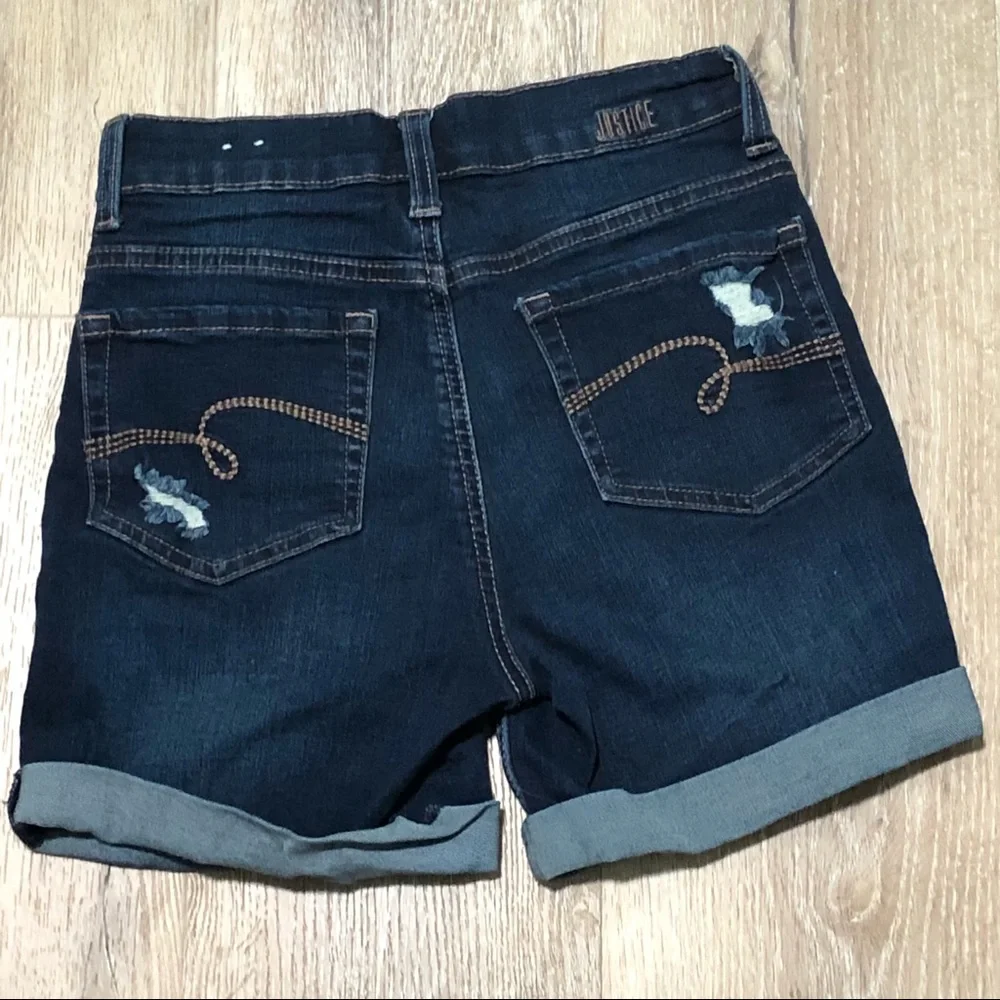Justice Shorts, High Waisted, Button Fly